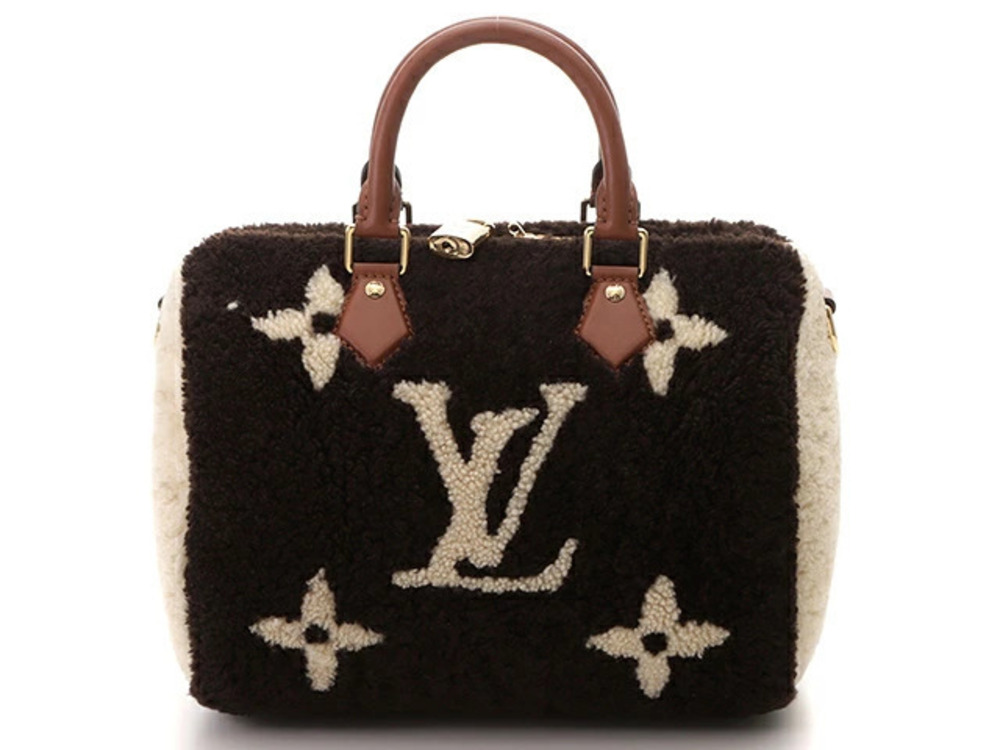 LOUIS VUITTON Speedy Bandouliere Shoulder Bag NM Monogram Teddy